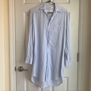 Frank & Eileen shirt dress in linen/cotton
